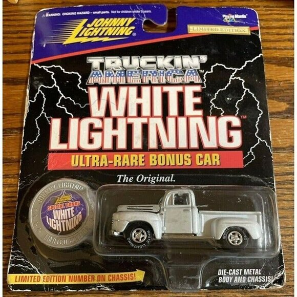 DIE CAST Johnny Lightning Truckin America Gray 1950 Ford F-1 Pickup #326 1/64 - Picture 4 of 4